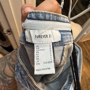 Forever 21 Light Blue Denim Pants
